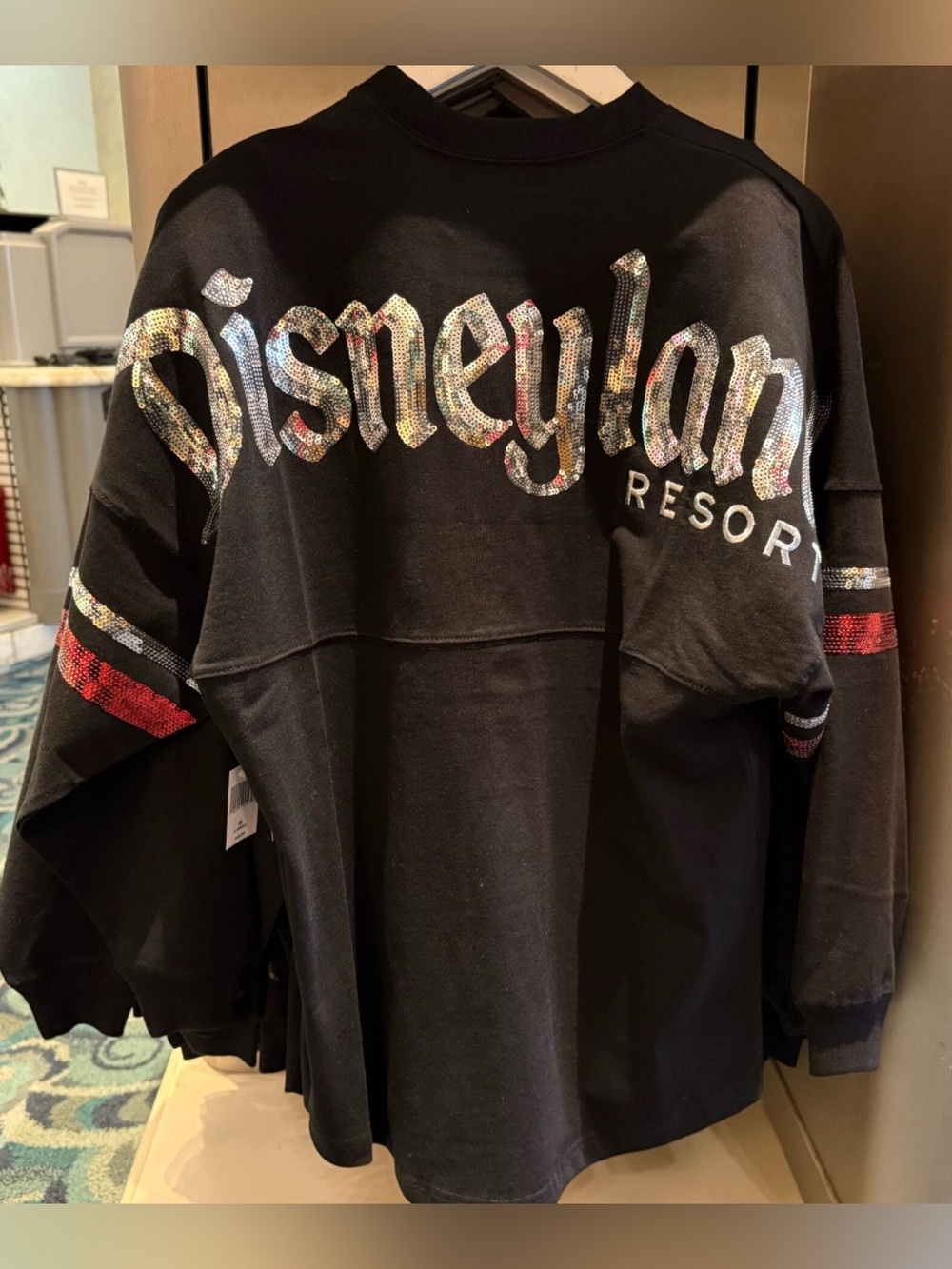 Disneyland Resort Sequined Spirit Jersey NWT